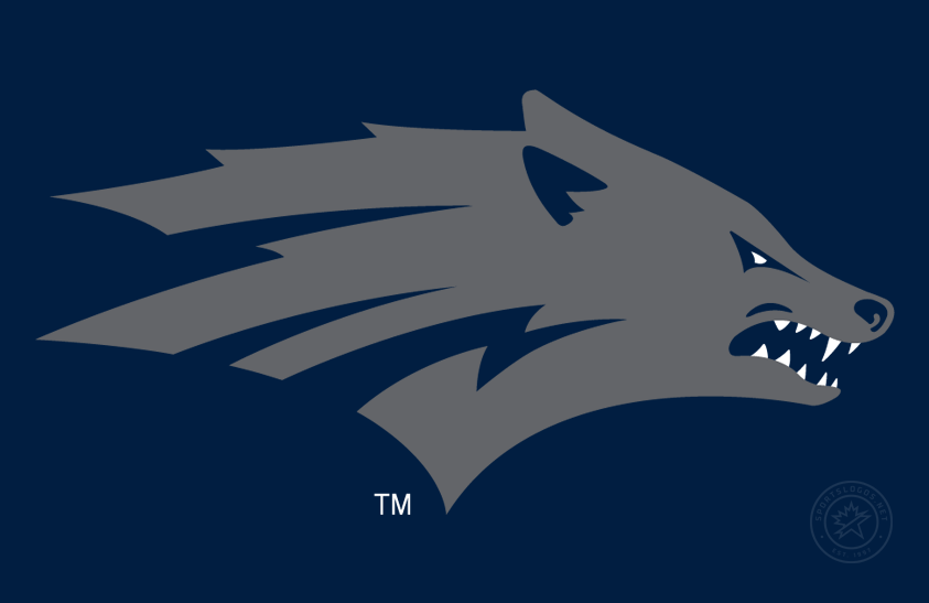 Nevada Wolf Pack 2006-2008 Alt on Dark Logo diy DTF decal sticker